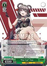 "Fat Cat" Yan - GODDESS OF VICTORY: NIKKE - Weiss Schwarz card