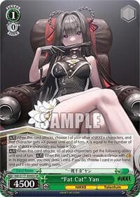 "Fat Cat" Yan (SR) - GODDESS OF VICTORY: NIKKE - Weiss Schwarz card