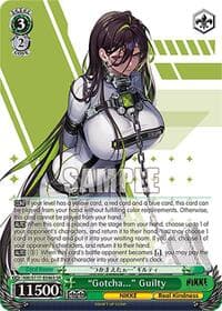 "Gotcha..." Guilty (SR) - GODDESS OF VICTORY: NIKKE - Weiss Schwarz card