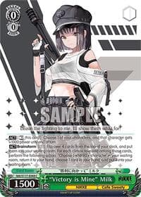 "Victory is Mine" Milk - GODDESS OF VICTORY: NIKKE - Weiss Schwarz card