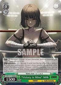 "Victory is Mine" Milk (SR) - GODDESS OF VICTORY: NIKKE - Weiss Schwarz card