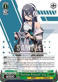 "Partisan Protocol" Exia - GODDESS OF VICTORY: NIKKE - Weiss Schwarz card