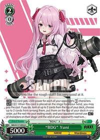 "BDG" Yuni - GODDESS OF VICTORY: NIKKE - Weiss Schwarz card