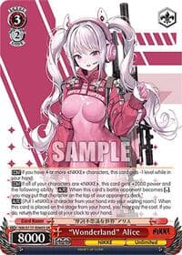 "Wonderland" Alice (SR) - GODDESS OF VICTORY: NIKKE - Weiss Schwarz card