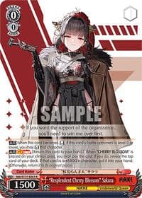 "Resplendent Cherry Blossom" Sakura - GODDESS OF VICTORY: NIKKE - Weiss Schwarz card
