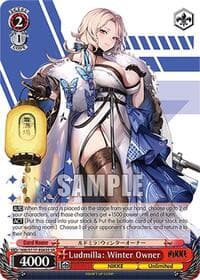 Ludmilla: Winter Owner (SR) - GODDESS OF VICTORY: NIKKE - Weiss Schwarz card