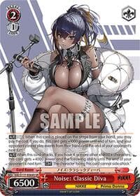Noise: Classic Diva (SR) - GODDESS OF VICTORY: NIKKE - Weiss Schwarz card