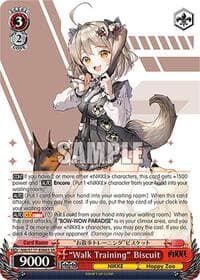 "Walk Training" Biscuit (SR) - GODDESS OF VICTORY: NIKKE - Weiss Schwarz card