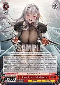 Pure Love, Modernia (SR) - GODDESS OF VICTORY: NIKKE - Weiss Schwarz card