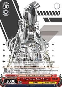 "Da Capo Aria" Aria - GODDESS OF VICTORY: NIKKE - Weiss Schwarz card