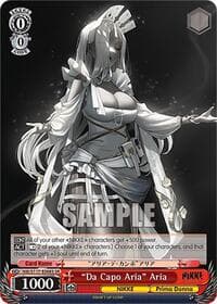 "Da Capo Aria" Aria (SR) - GODDESS OF VICTORY: NIKKE - Weiss Schwarz card
