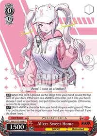 Alice: Sweet Home - GODDESS OF VICTORY: NIKKE - Weiss Schwarz card