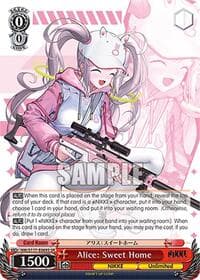 Alice: Sweet Home (SR) - GODDESS OF VICTORY: NIKKE - Weiss Schwarz card