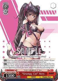 "Grumpy Cat" Nero - GODDESS OF VICTORY: NIKKE - Weiss Schwarz card