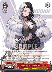 "Vendetta" Rosanna - GODDESS OF VICTORY: NIKKE - Weiss Schwarz card