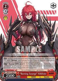 "Burning Scourge" Nihilister - GODDESS OF VICTORY: NIKKE - Weiss Schwarz card