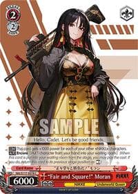 "Fair and Square!" Moran - GODDESS OF VICTORY: NIKKE - Weiss Schwarz card