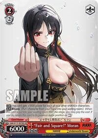 "Fair and Square!" Moran (SR) - GODDESS OF VICTORY: NIKKE - Weiss Schwarz card