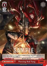 Piercing Red Fang - GODDESS OF VICTORY: NIKKE - Weiss Schwarz card
