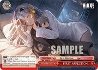 FIRST AFFECTION (RRR) - GODDESS OF VICTORY: NIKKE - Weiss Schwarz card