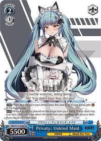 Privaty: Unkind Maid - GODDESS OF VICTORY: NIKKE - Weiss Schwarz card