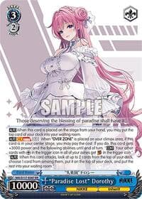 "Paradise Lost" Dorothy - GODDESS OF VICTORY: NIKKE - Weiss Schwarz card