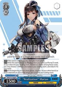 "Realization" Marian - GODDESS OF VICTORY: NIKKE - Weiss Schwarz card