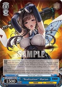 "Realization" Marian (SR) - GODDESS OF VICTORY: NIKKE - Weiss Schwarz card