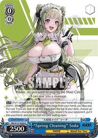 "Spring Cleaning" Soda - GODDESS OF VICTORY: NIKKE - Weiss Schwarz card