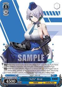 "AZX" Brid (SR) - GODDESS OF VICTORY: NIKKE - Weiss Schwarz card