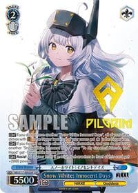 Snow White: Innocent Days (SSP) (Gold Patterned Stamp) - GODDESS OF VICTORY: NIKKE - Weiss Schwarz card