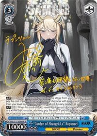 "Garden of Shangri-La" Rapunzel (SP) (Gold Stamp) - GODDESS OF VICTORY: NIKKE - Weiss Schwarz card