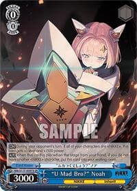 "U Mad Bro?" Noah (SR) - GODDESS OF VICTORY: NIKKE - Weiss Schwarz card