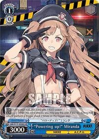 "Powering up!" Miranda (SR) - GODDESS OF VICTORY: NIKKE - Weiss Schwarz card