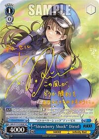 "Strawberry Shock" Diesel (SP) (Gold Stamp) - GODDESS OF VICTORY: NIKKE - Weiss Schwarz card