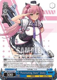 "Penetrating Stare" Quiry - GODDESS OF VICTORY: NIKKE - Weiss Schwarz card