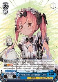 "Professional Maid Leader" Cocoa (SR) - GODDESS OF VICTORY: NIKKE - Weiss Schwarz card