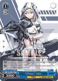 "Climax" Julia - GODDESS OF VICTORY: NIKKE - Weiss Schwarz card