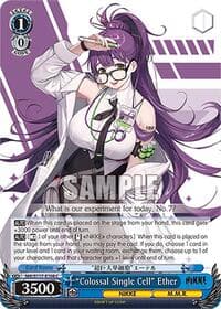"Colossal Single Cell" Ether - GODDESS OF VICTORY: NIKKE - Weiss Schwarz card