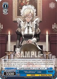 "Mealtime" Ade (SR) - GODDESS OF VICTORY: NIKKE - Weiss Schwarz card