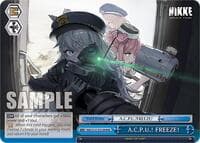 A.C.P.U.! FREEZE! (RRR) - GODDESS OF VICTORY: NIKKE - Weiss Schwarz card