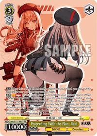 Proceeding With the Plan, Rapi (PR) - GODDESS OF VICTORY: NIKKE - Weiss Schwarz card