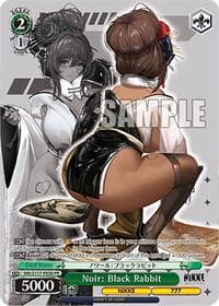 Noir: Black Rabbit (PR) - GODDESS OF VICTORY: NIKKE - Weiss Schwarz card