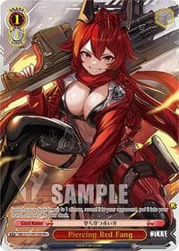 Piercing Red Fang (PR+) - GODDESS OF VICTORY: NIKKE - Weiss Schwarz card