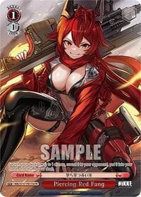 Piercing Red Fang (PR) (Foil) - GODDESS OF VICTORY: NIKKE - Weiss Schwarz card