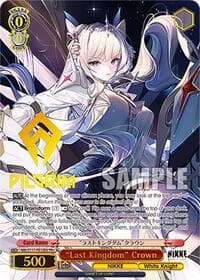 "Last Kingdom" Crown (PR+) - GODDESS OF VICTORY: NIKKE - Weiss Schwarz card