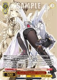 "Last Kingdom" Crown (PR) (Foil) - GODDESS OF VICTORY: NIKKE - Weiss Schwarz card