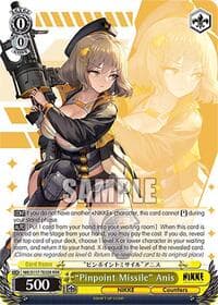 "Pinpoint Missile" Anis (RRR) - GODDESS OF VICTORY: NIKKE - Weiss Schwarz card