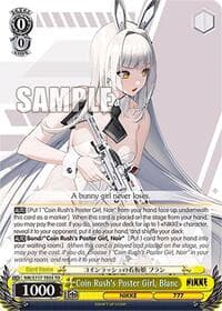 Coin Rush's Poster Girl, Blanc - GODDESS OF VICTORY: NIKKE - Weiss Schwarz card