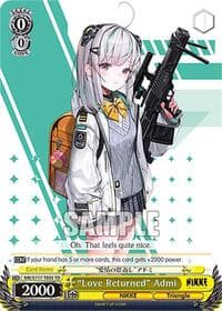 "Love Returned" Admi - GODDESS OF VICTORY: NIKKE - Weiss Schwarz card